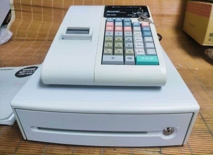 シャープレジスター XE-A20 店名設定無料ロゴ可能機種 000340 - メルカリ