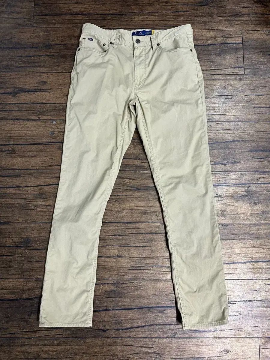 ポロラルフローレン SUFFIELD SLIM ベージュ チノパンツ 32
