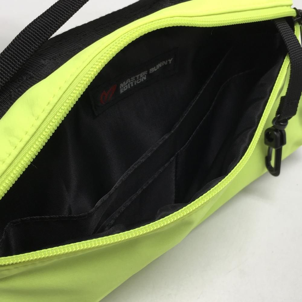 美品】マスターバニー 2WAYショルダーバッグ 蛍光イエロー×黒 カート