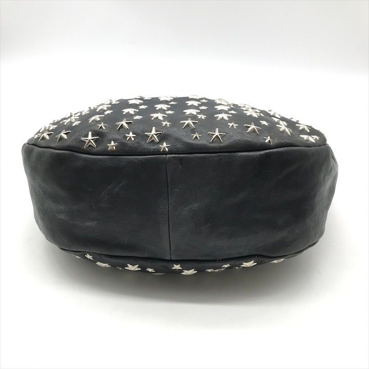 良品 JIMMY CHOO ジミーチュウ スタースタッズ レザー ワンショルダー