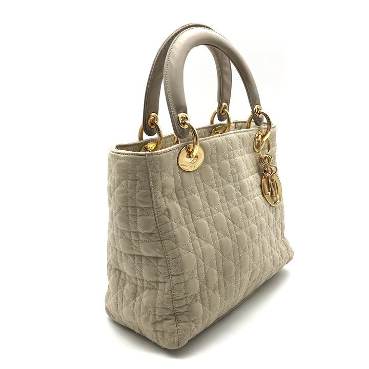 良品 Christian Dior レディディオール カナージュ ナイロン ハンド