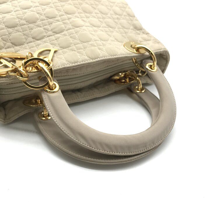 良品 Christian Dior レディディオール カナージュ ナイロン ハンド