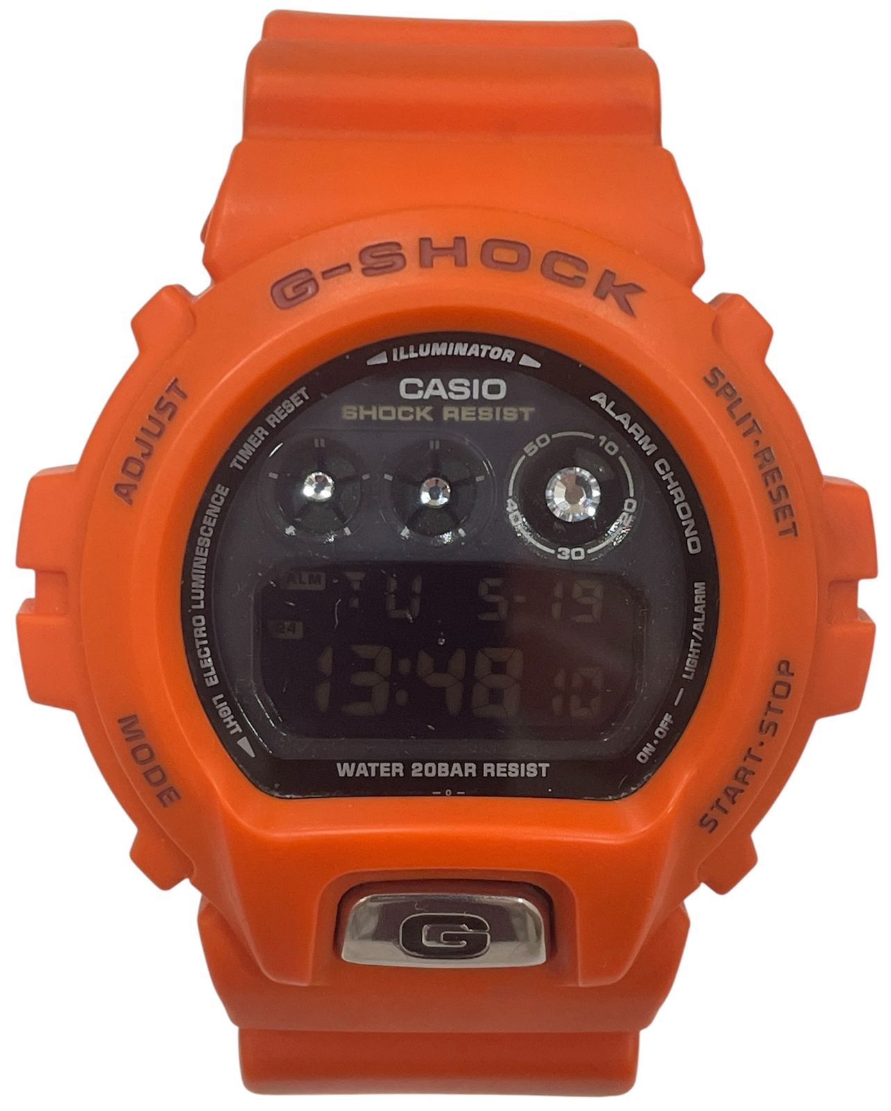【管理番号-P】Casio カシオ G-SHOCK ジーショック DW-6900 オレンジ 腕時計 現状品