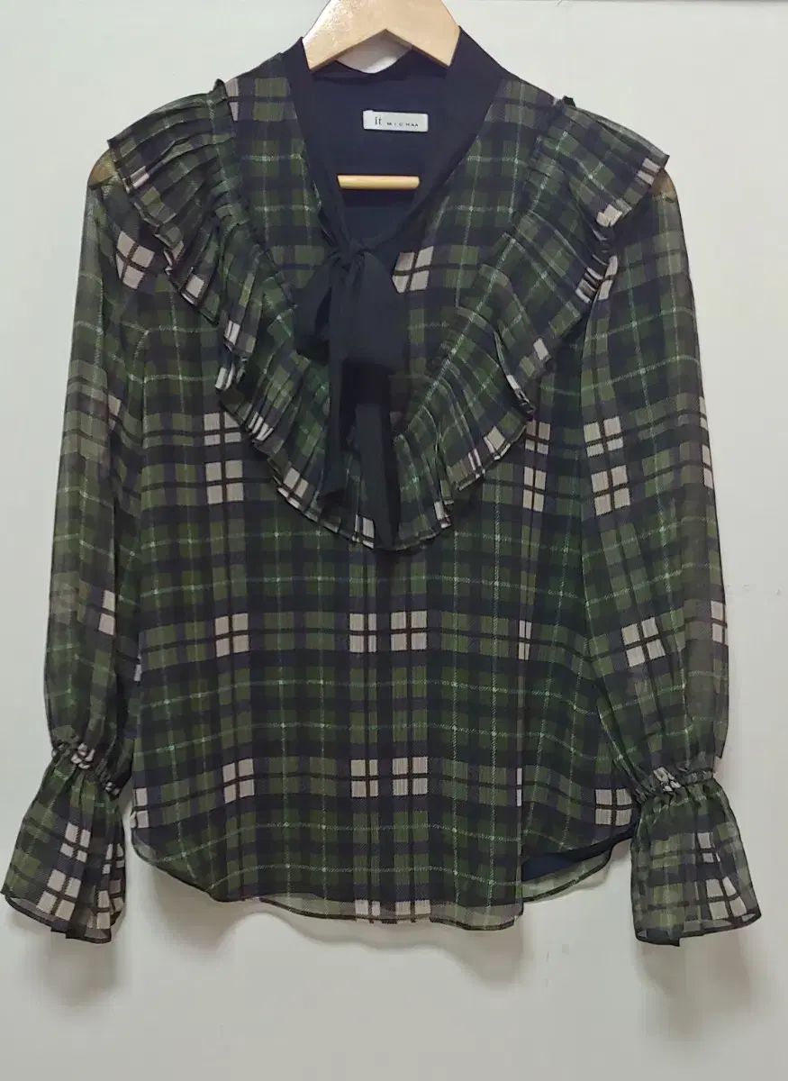 イッミシャ CHECK ブラウス