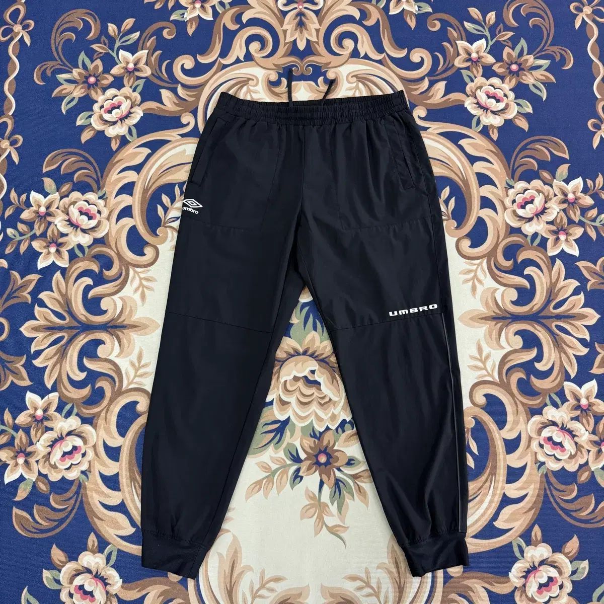 (XL)アンブロ Umbro ウーブン ジョガーパンツ (ブラック)
