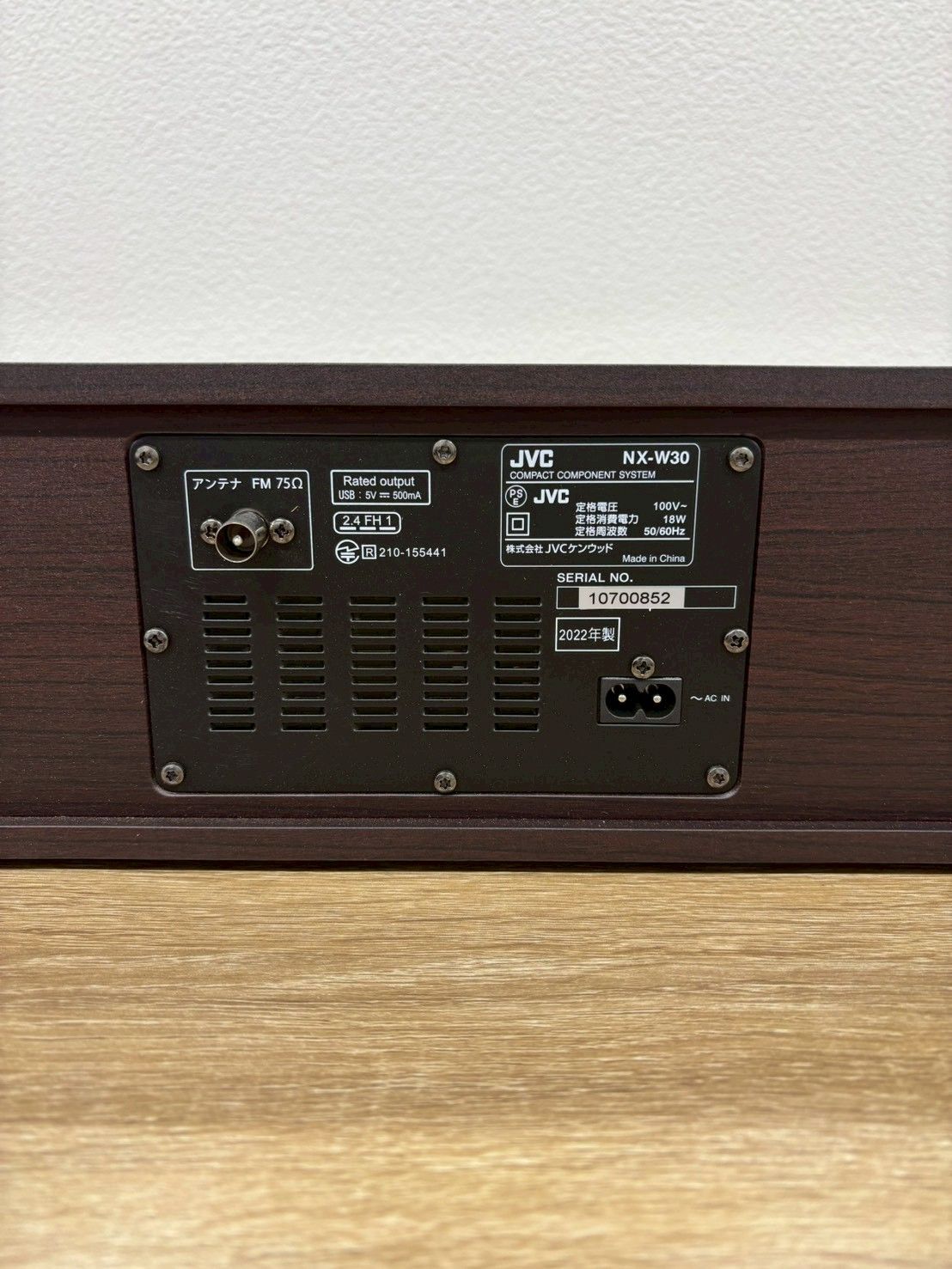 ジェイブイシー JVC コンパクトコンポーネントシステム NX-W30