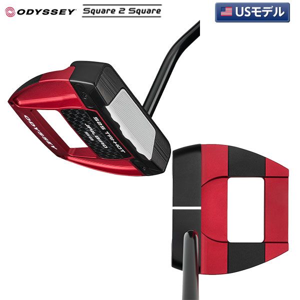 USモデル オデッセイ Square 2 Square TRI-HOT Jailbird SB パター ストロークラボ120 ブラック スチールシャフト シングルベント