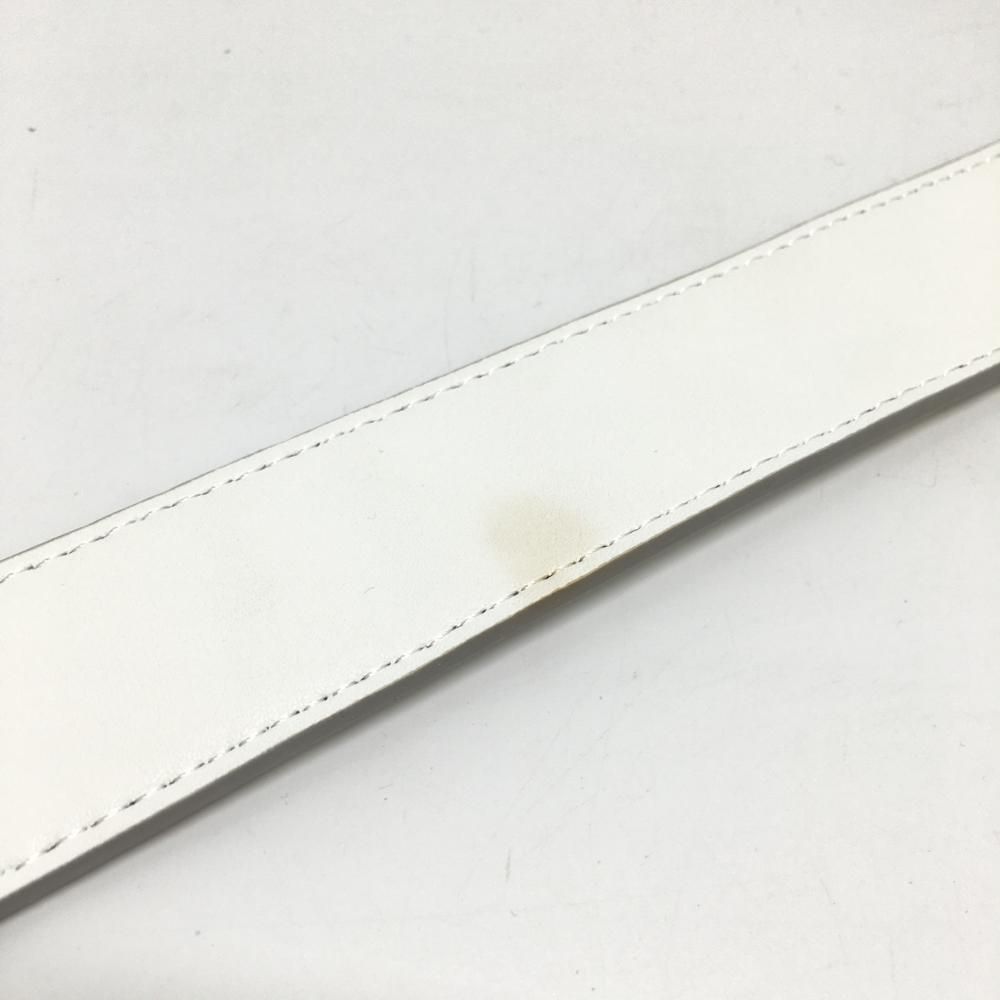 新品】ガッチャゴルフ セレーションベルト 白 3Dロゴ メンズ F ゴルフ