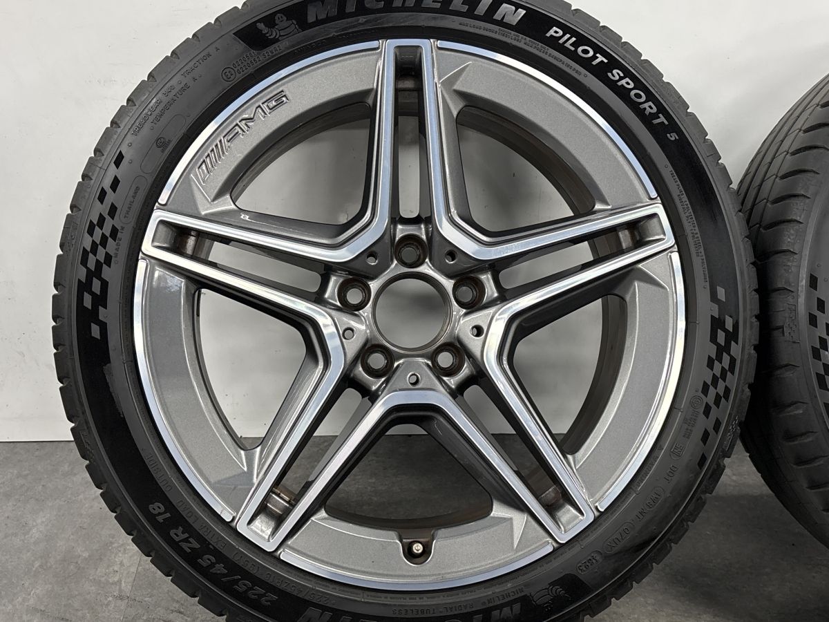 良好品】メルセデス ベンツ W177 Aクラス AMGライン 純正 18in 7.5J + 