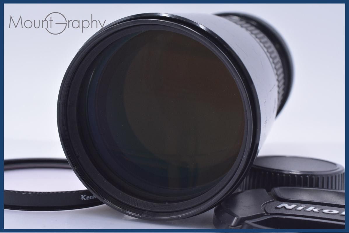 【動作保証】 ニコン Nikon NIKKOR 300mm F4.5 前後キャップ&レンズフィルター付 同梱無料 #yk8316