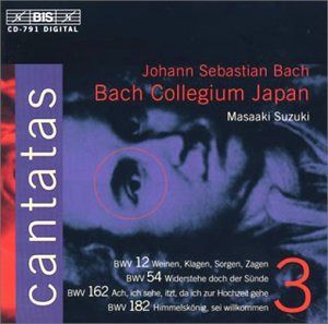【CD】バッハ:カンタータ全集(3)