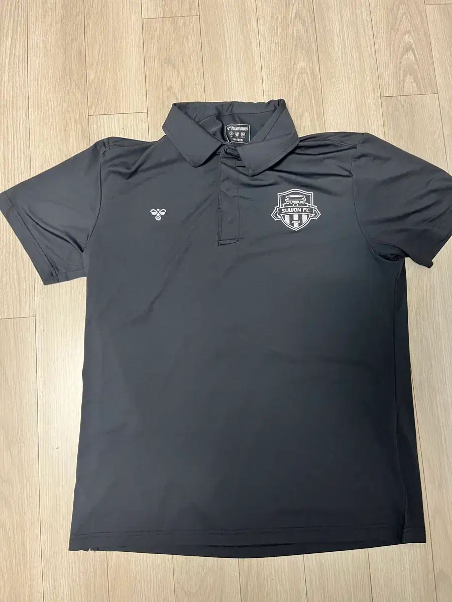 hummel 水原FC 機能性 ポロTシャツ ブラック