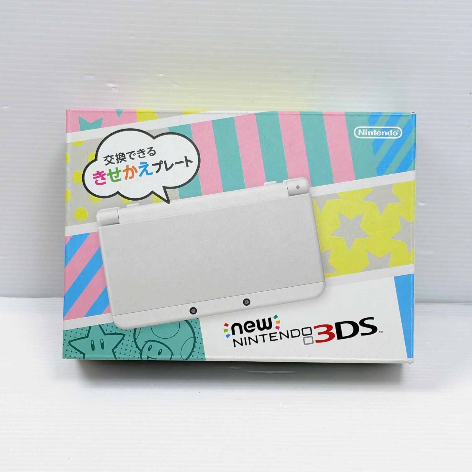 new ニンテンドー 3DS ホワイト 良品 遊べるセット 動作確認済み 画面 