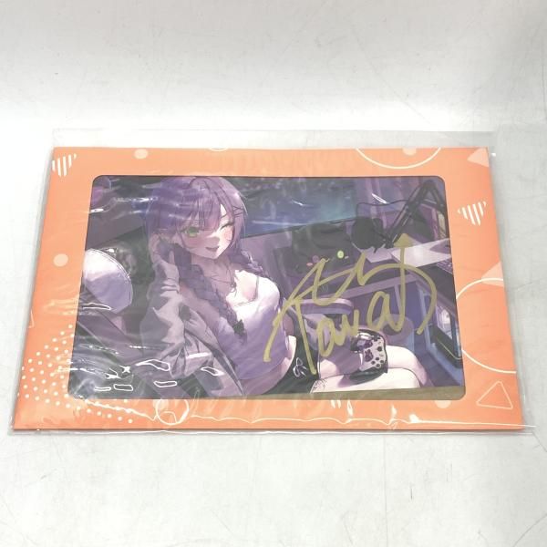 【中古】未開封）常闇トワ 活動5周年記念購入特典 箔押しサイン入りye_jji描き下ろしポストカード[10]
