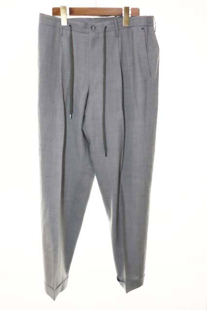 クロスクローゼット +CLOTHET TROPICAL EASY TROUSERS GREY サイズ 4 CLG-20009Ⅱ トロピカル イージー トラウザー グレー 【ブランド古着ベクトル】【中古】●260518