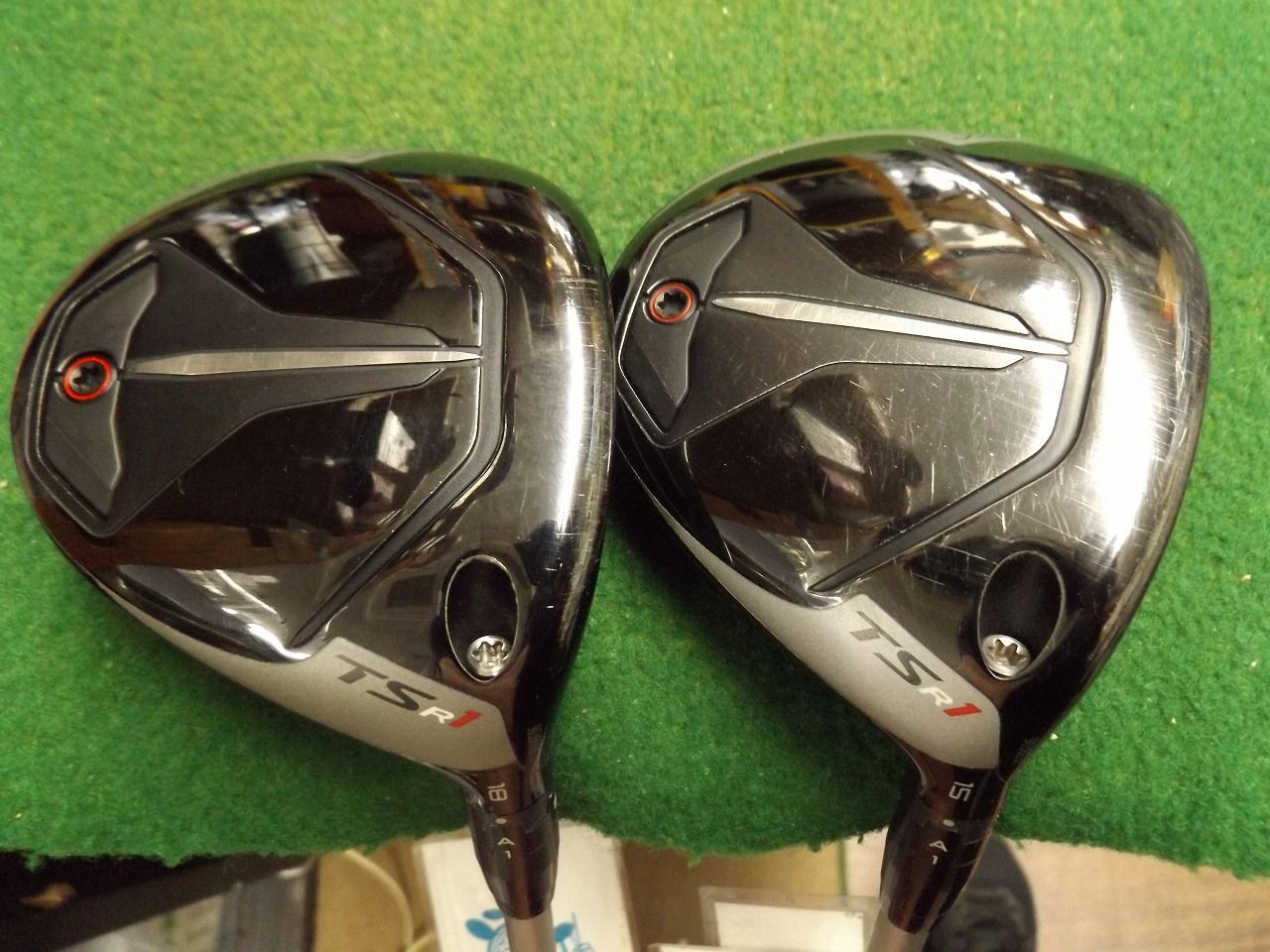 2872 TSR1 3W+5W 純正カーボン R セット カバー無 タイトリスト フェアウェイウッド .2873