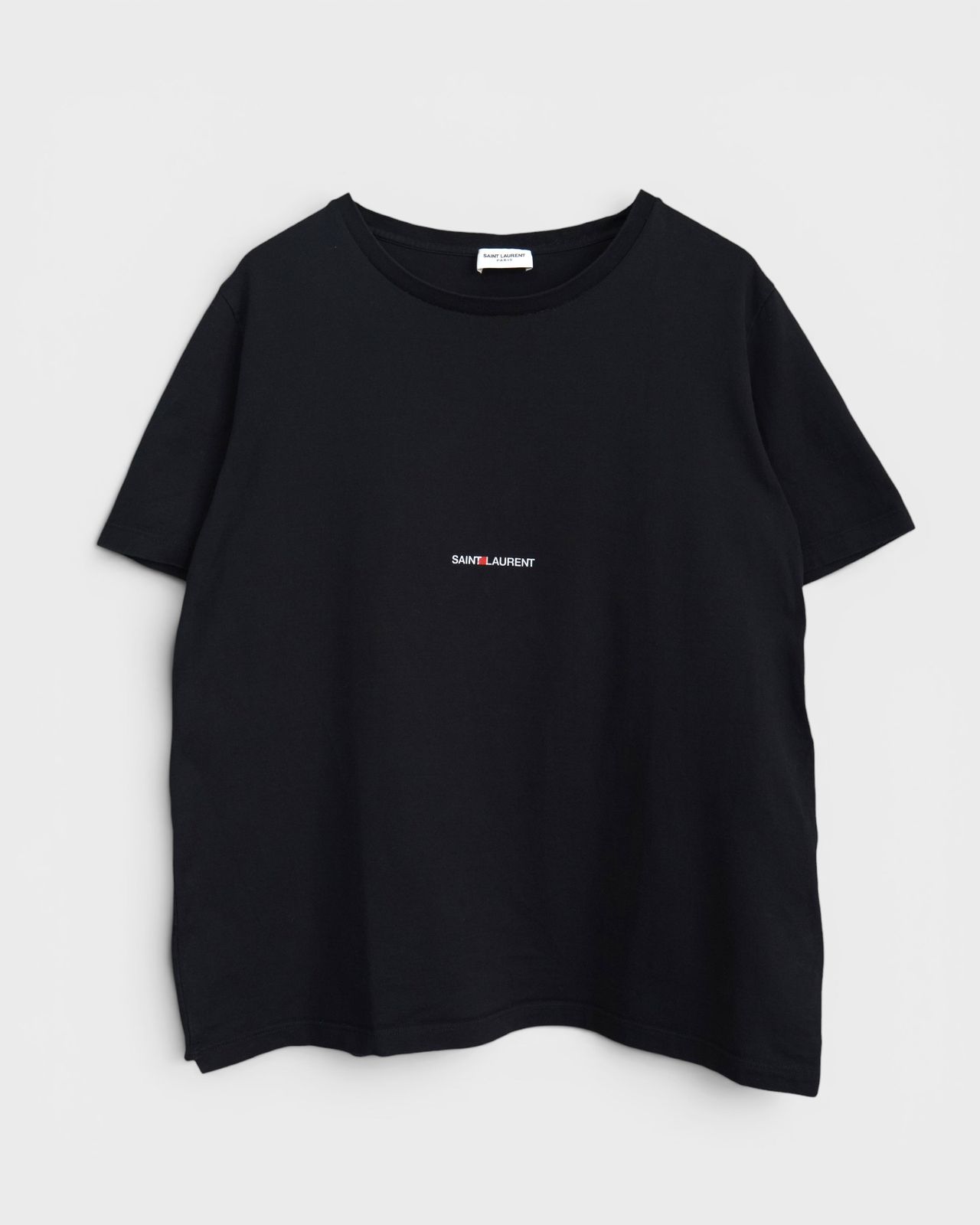 サンローラン ロゴ Tシャツ ブラック メンズ