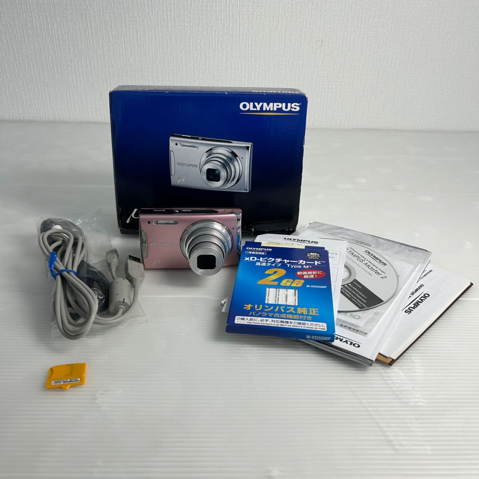 ☆コンパクト デジタル カメラ ☆OLYMPUS オリンパス μ 1060 ピンク