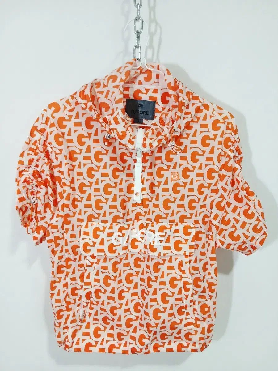 G FORE(ジーフォア) オレンジ Gロゴ 半袖 Anorak（アノラック）