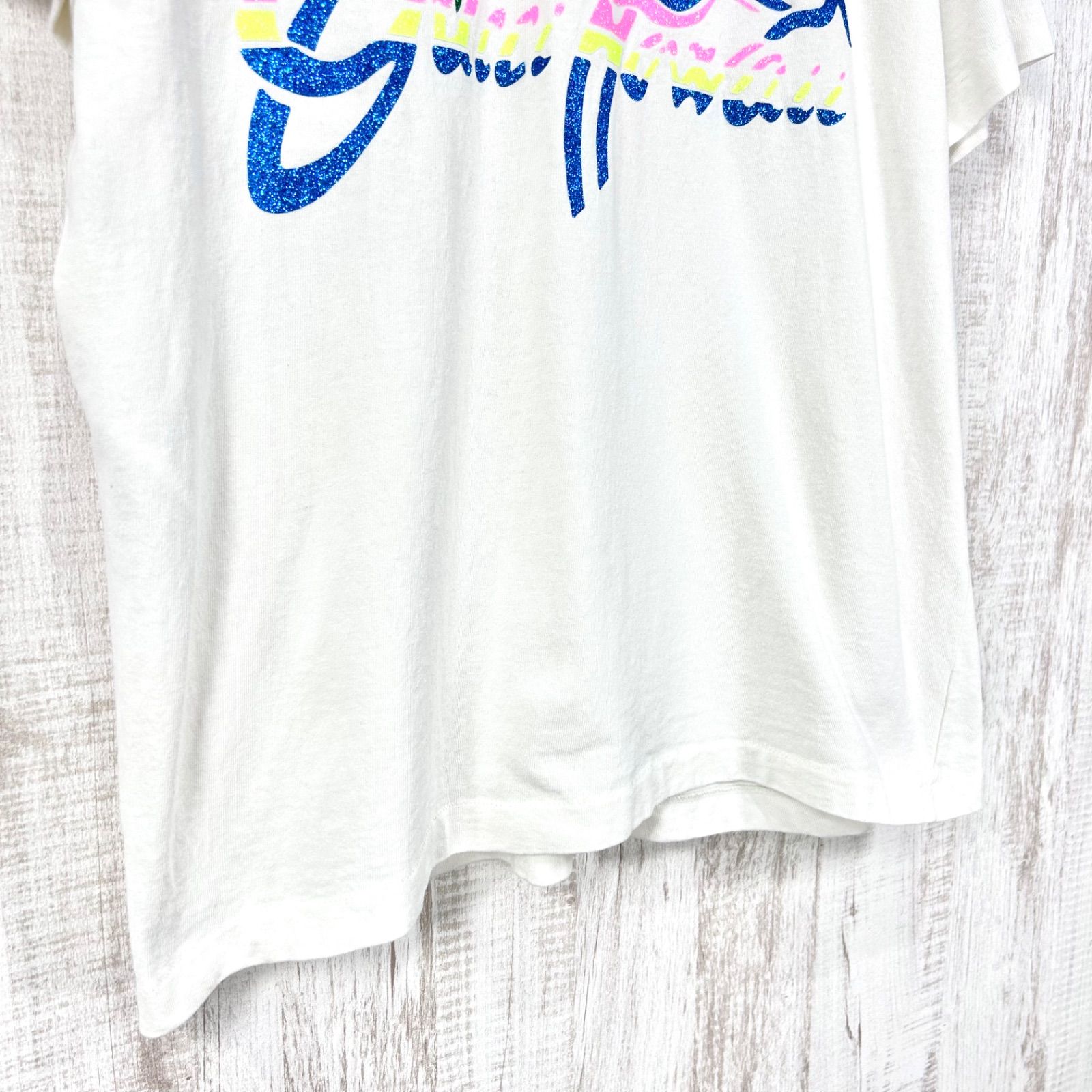 GUCCI グッチ Hawaii ハワイ ラメプリント Tシャツ ホワイト オーバー