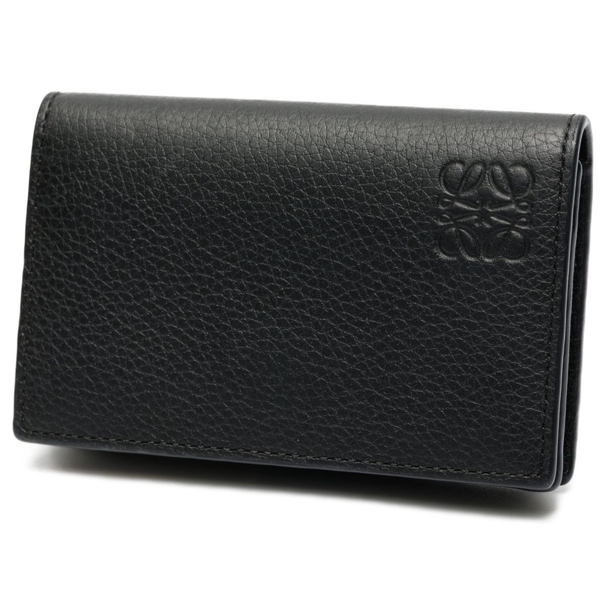 ロエベ/LOEWE　ビジネス カードホルダー / カードケース　C660M97X04　ソフトグレインカーフ　ブラック【中古】