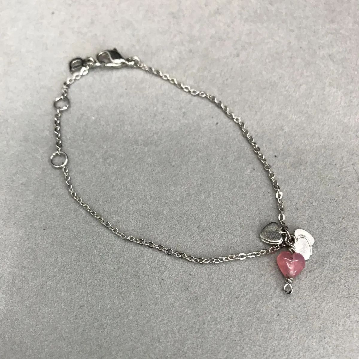 Christian Dior ディオール ブレスレット ハート シルバー系 1680 