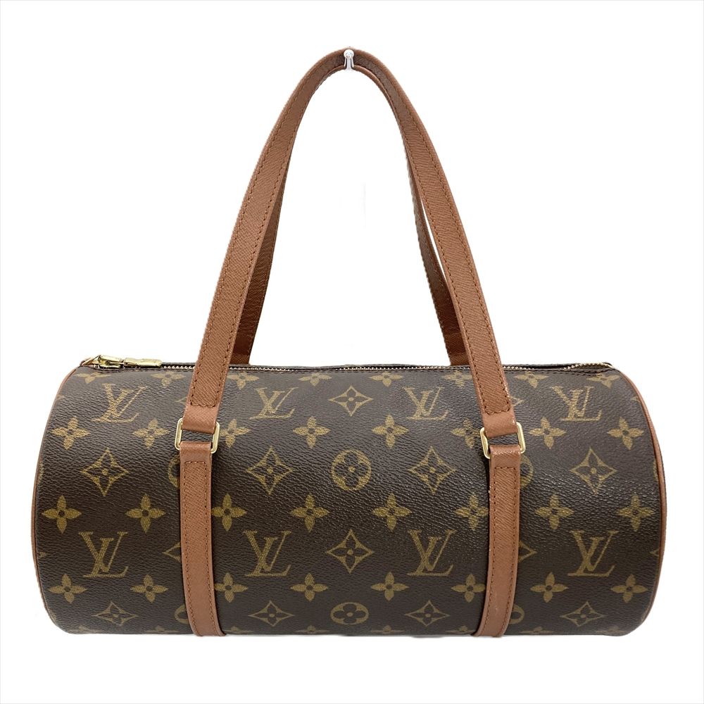 ルイヴィトン LOUIS VUITTON パピヨン30 ハンドバッグ モノグラム キャンバス M51365 ブラウン ゴールド金具 NO0977 旧型 レディース【中古】