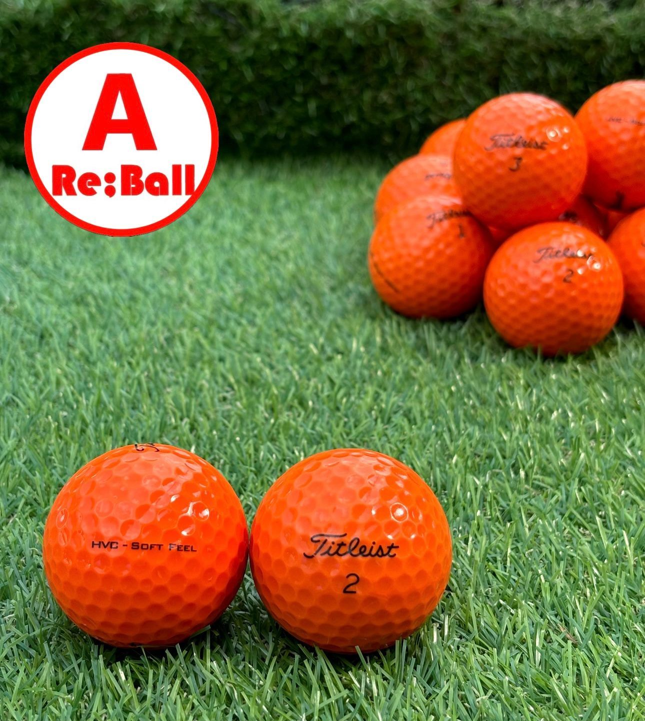 Titleist タイトリスト HVC SOFT FEEL ◇24球【A級ランク】ORANGE