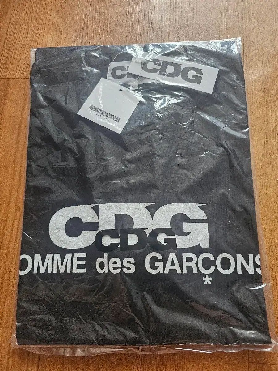 CDG コム・デ・ギャルソン ブラック ロゴ TシャツL