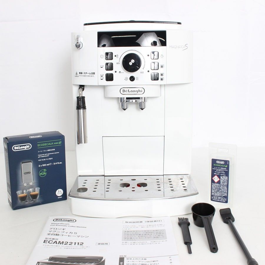 drmam　デロンギ マグニフィカS ECAM22112W ホワイト デロンギ マグニフィカS ECAM22112W ホワイト 全自動エスプレッソ