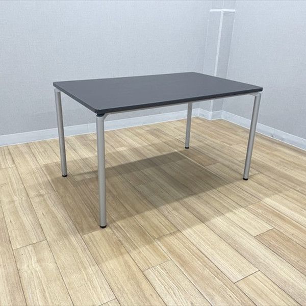 ミーティングテーブル 完成品 カロティア W1200 D750 ライオン事務器 ブラックウッド