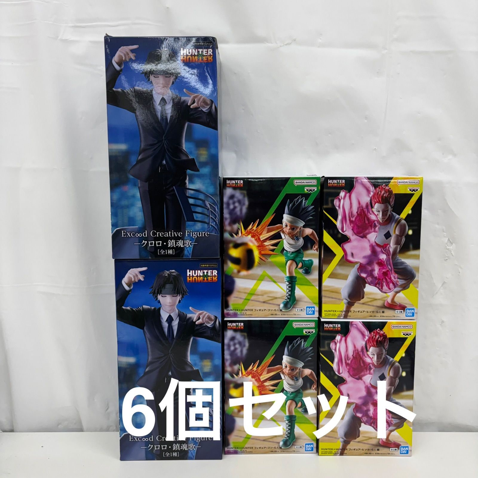 未開封 HUNTER×HUNTER フィギュア 6個セット LF5767 f101 - メルカリ