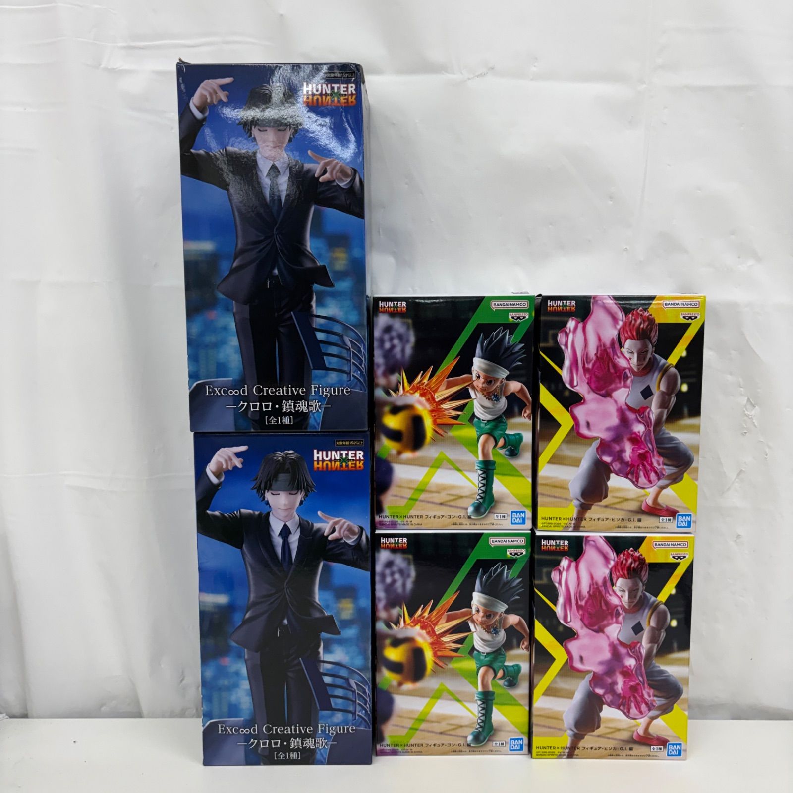 未開封 HUNTER×HUNTER フィギュア 6個セット LF5767 f101 - メルカリ