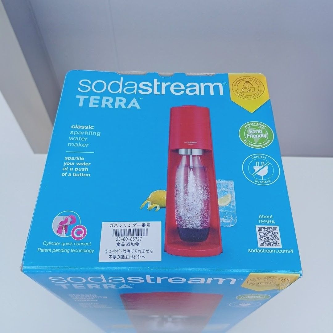 Soda Stream 】Terra スターターキット レッド おまけ付き／SK-0621M