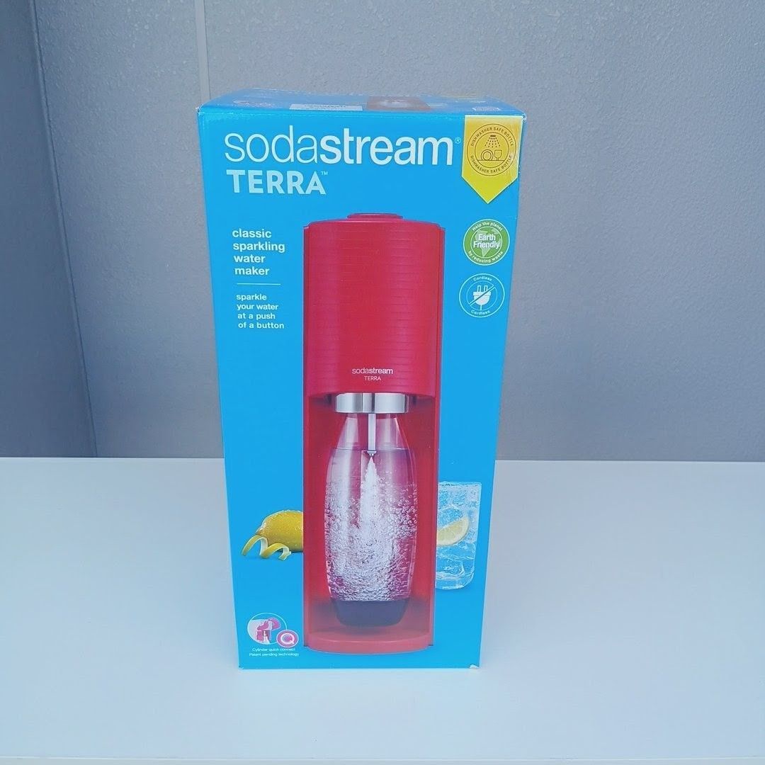 Soda Stream 】Terra スターターキット レッド おまけ付き／SK-0621M