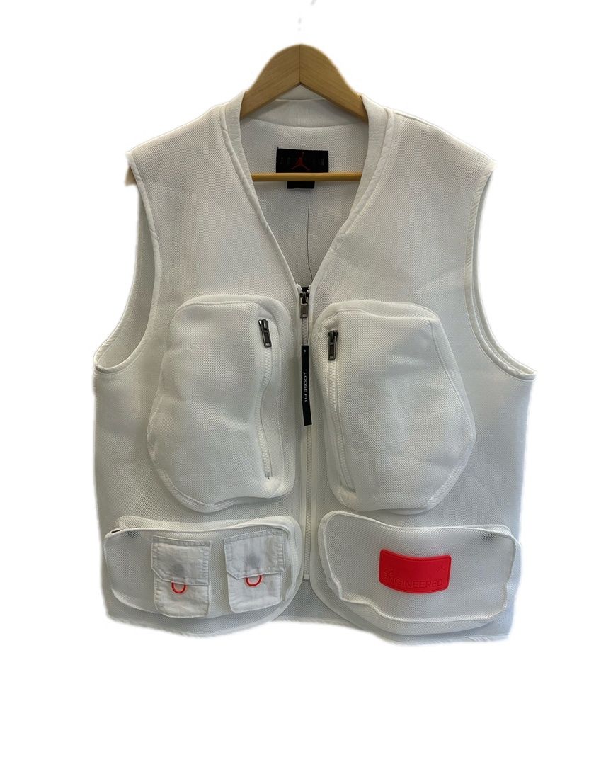 ジョーダン JORDAN 23 ENGINEERED SPACER MESH VEST ジョーダン23 エンジニア メッシュベスト 白 CN4584-100 ベスト ホワイト Mサイズ 101MT-6323