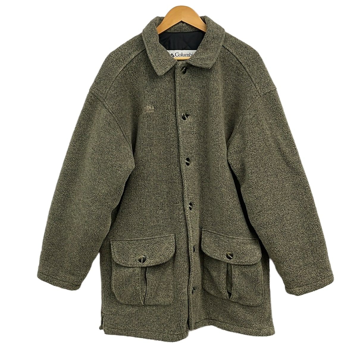 columbia(コロンビア) コート サイズL メンズ美品 カーキ 長袖/冬物/中綿