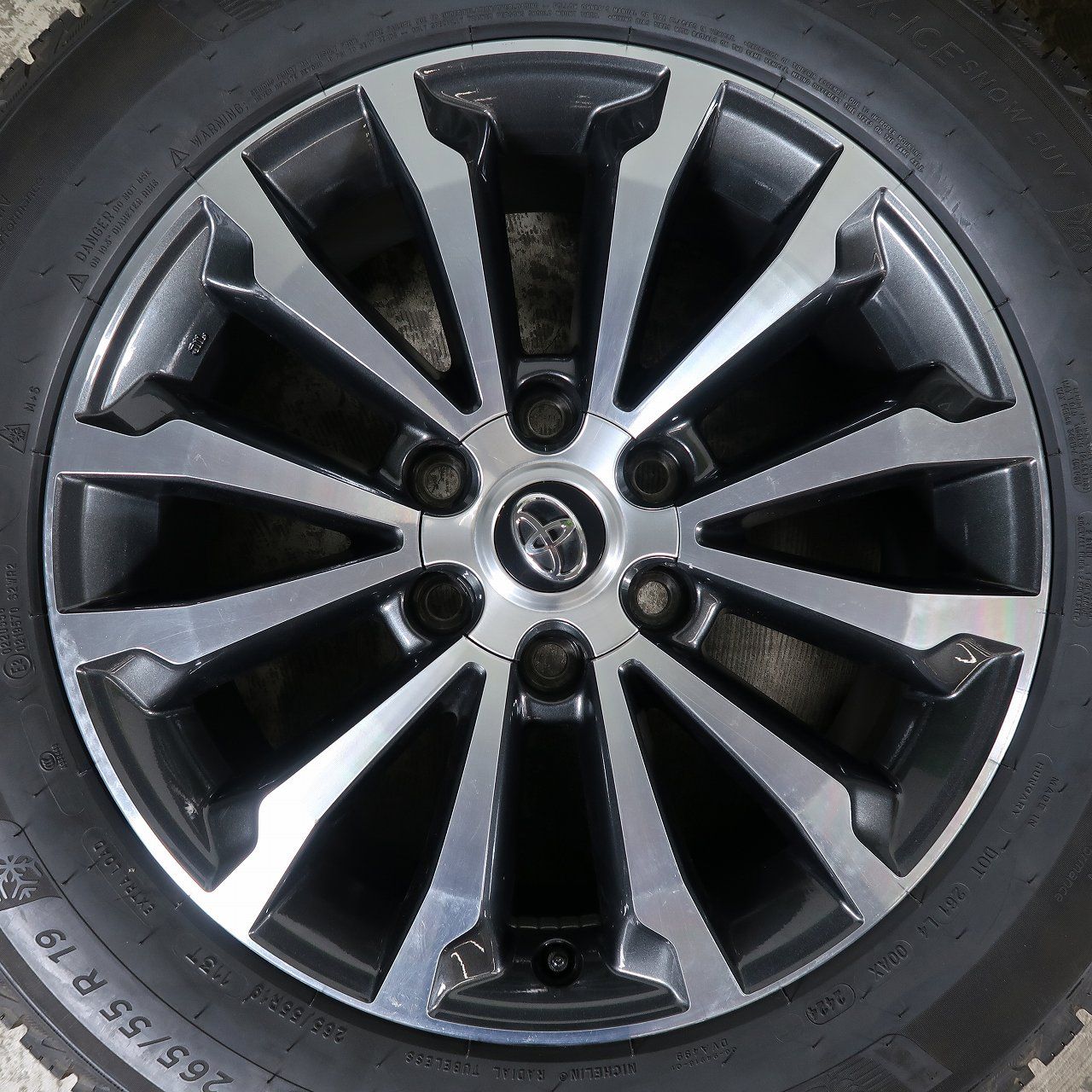 4本 トヨタ ランクル プラド 150系 TZ-G 純正 19インチ 7.5J +25