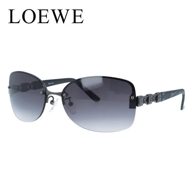 【訳あり】ロエベ サングラス LOEWE SLW384G 62サイズ バタフライ型 ユニセックス メンズ レディース