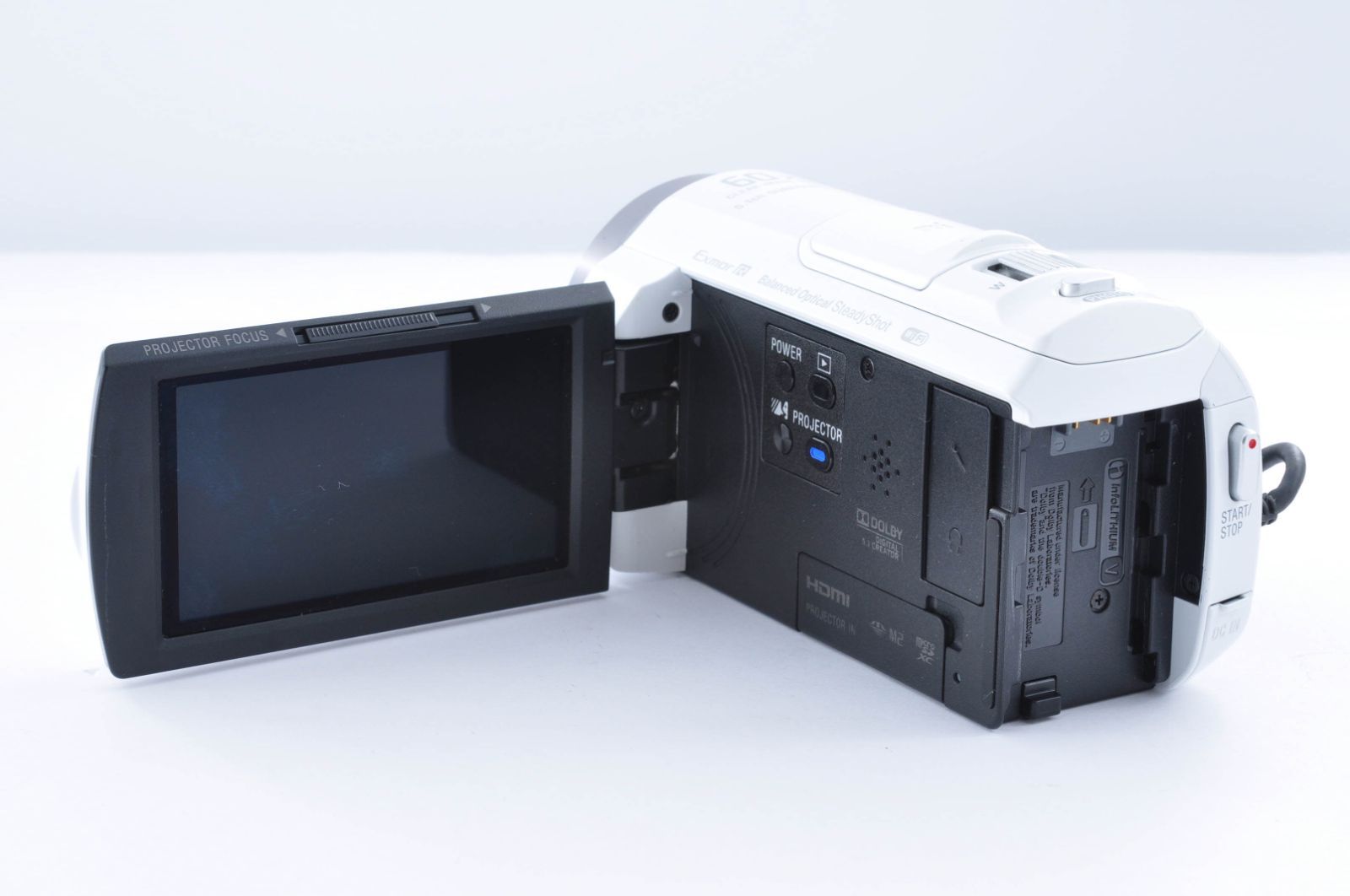 美品 SONY ソニー HDR-PJ540 ホワイト デジタルビデオカメラ ホワイト