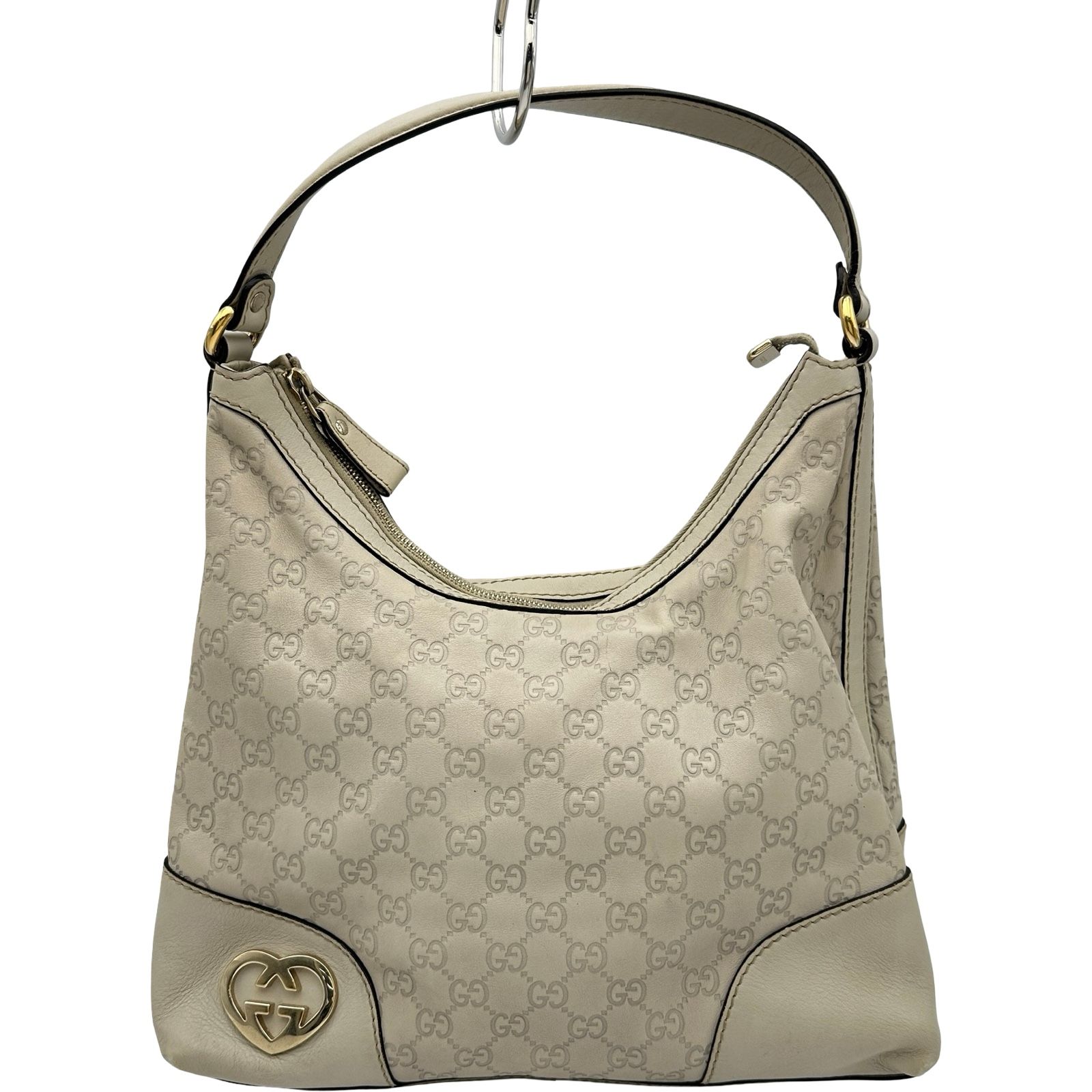 グッチ GUCCI ラブリーワンショルダー 257070 ホワイト グッチシマ レディース ショルダーバッグ