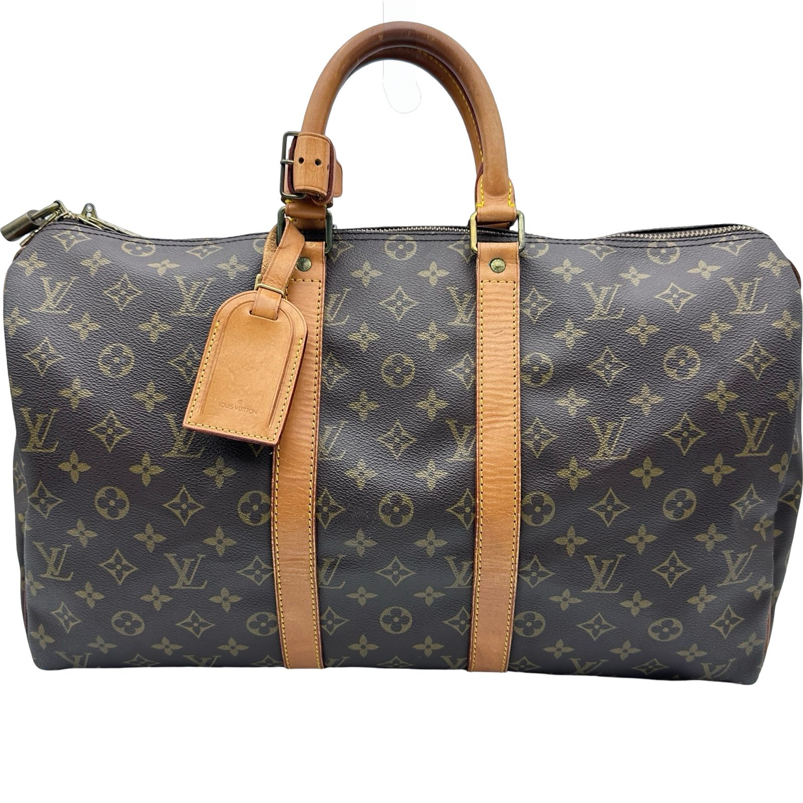 ルイ・ヴィトン LOUIS VUITTON キーポル45 M41428 ブラウン モノグラムキャンバス レディース ボストンバッグ