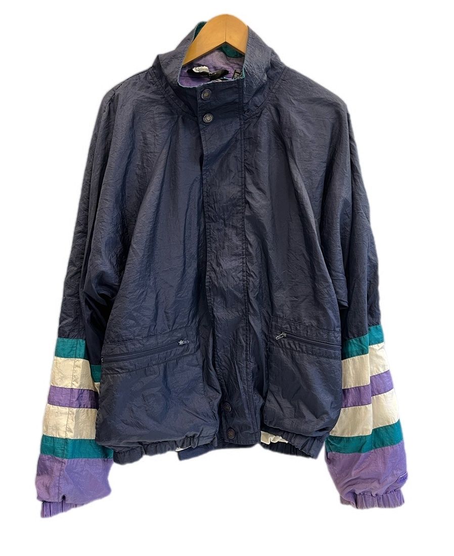 ディオール Dior クリスチャンディオール Christian Dior MONSIEUR ナイロンジャケット ジャンパー ヴィンテージ Vintage ジャケット ネイビー Lサイズ 101MT-6325
