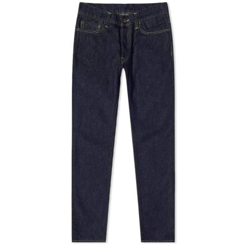カーハート メンズ ボトムス デニムパンツ Carhartt WIP Klondike Regular Tapered Jean Blue One Wash ブルー