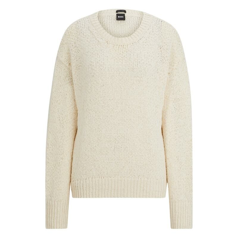 ボス レディース トップス シャツ Boss Felodiena 10259657 01 Open White ホワイト