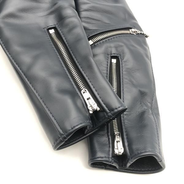 Lewis Leathers サイクロン ダブルライダース 32 ネイビー ルイス