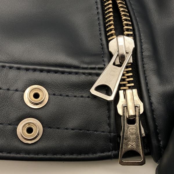 中古】Lewis Leathers サイクロン ダブルライダース 32 ネイビー