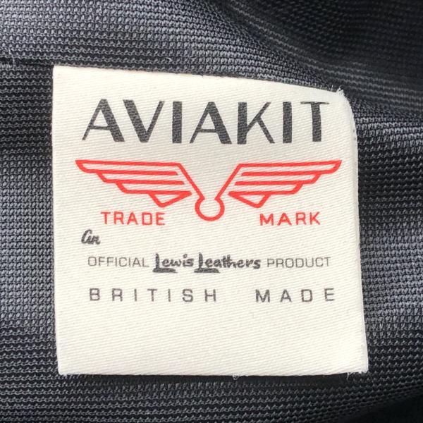 中古】Lewis Leathers サイクロン ダブルライダース 32 ネイビー
