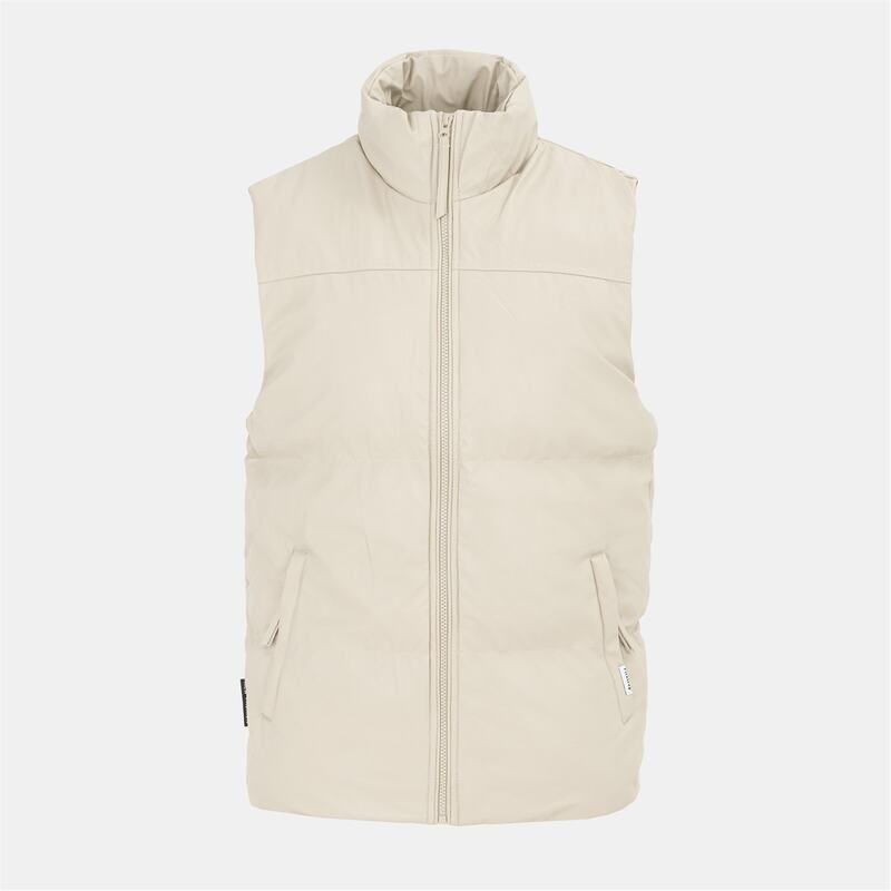 ファイヤートラップ メンズ アウター ベスト ジレ Firetrap Men s Gilet White ホワイト