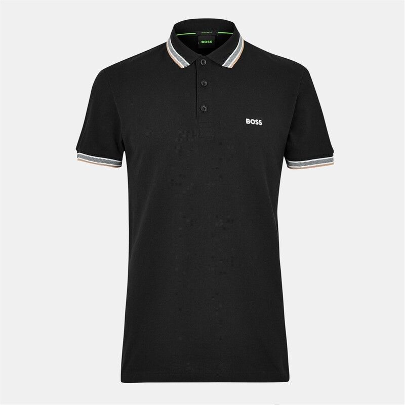 ボス メンズ トップス Tシャツ ポロシャツ Boss Paddy Polo Shirt BlackGld005